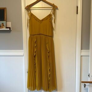 Mustard yellow dress - unworn - size 8